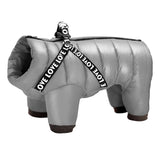 Warm Waterproof Dog Jacket with Built-In Harness