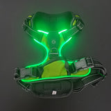 Rechargeable LED Dog Harness with Secure Fit & Comfort
